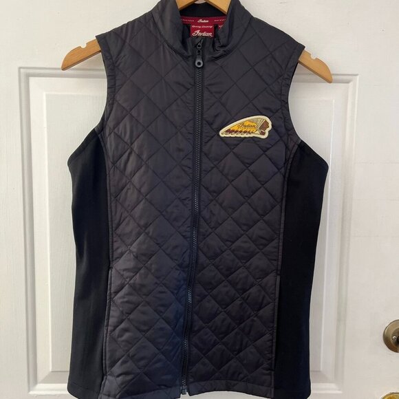 Indian Motorcycle Woman's Clayton Quilted Thro Vest Sz XS - Picture 3 of 11
